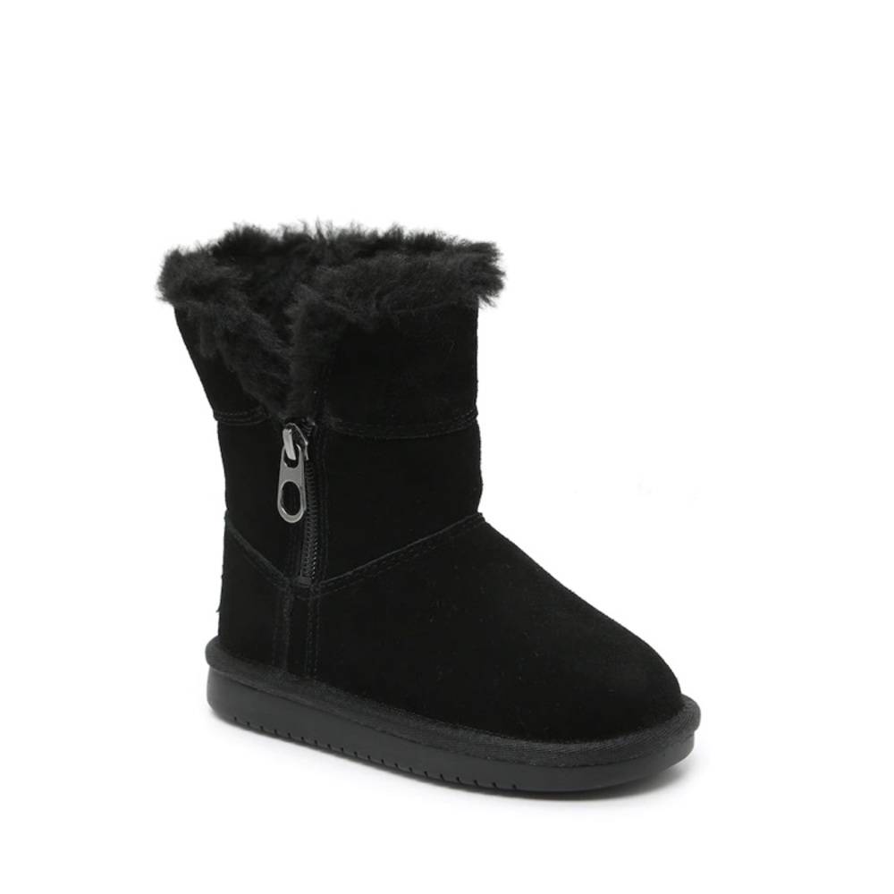 Koolaburra by UGG Aribel Toddler 7T Girls' Short BLACK Winter Boots